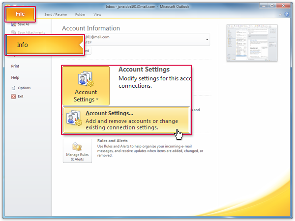 Outlook 2010 Outlook 2010