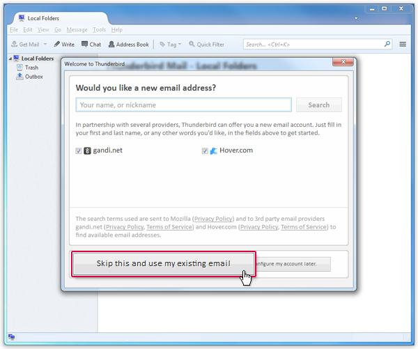 thunderbird thunderbird