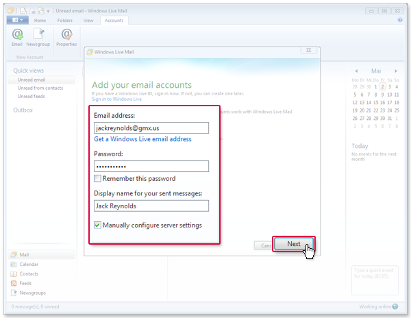 Windows Live Mail Windows Live Mail