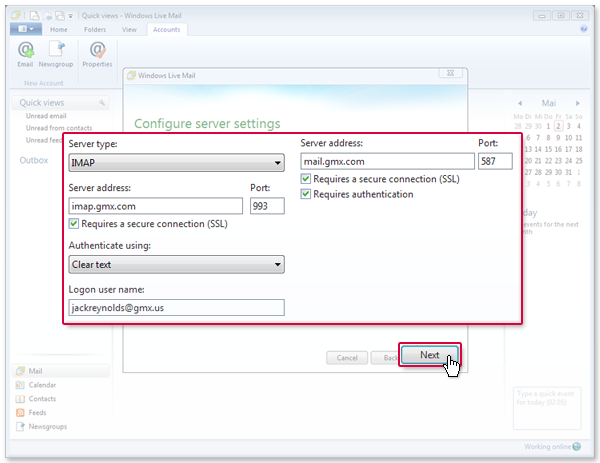 Windows Live Mail Windows Live Mail