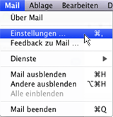 POP3 einrichten mit Apple Mail