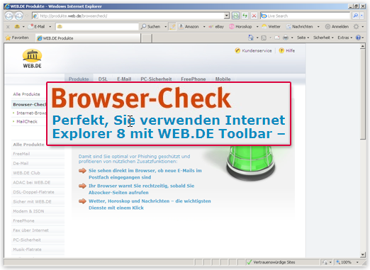 Ein aktueller Browser schützt Sie vor Angriffen aus dem Internet Ein aktueller Browser schützt Sie vor Angriffen aus dem Internet