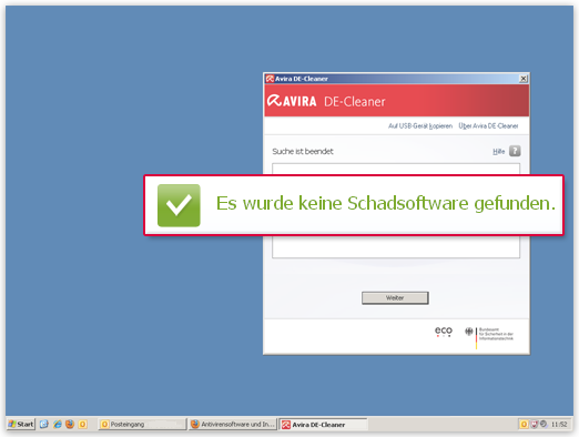 Überprüfen Sie Ihren Computer mit dem DE-Cleaner und schützen Sie sich vor Schädlingen aus dem Internet Überprüfen Sie Ihren Computer mit dem DE-Cleaner und schützen Sie sich vor Schädlingen aus dem Internet