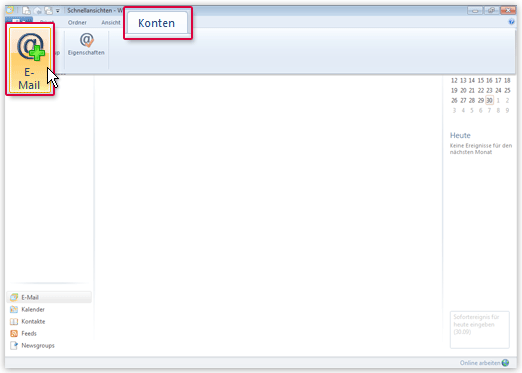 POP3 mit Windows Live Mail einrichten