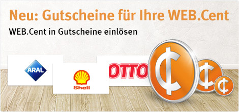 Neu: Gutscheine für Ihr WEB.Cent