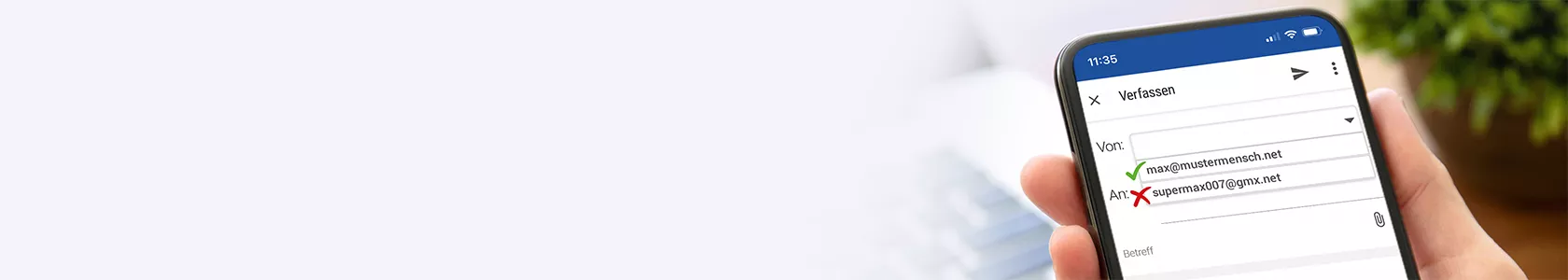 Professionell mailen mit eigener Domain