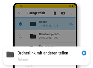 Dokumente und Fotos teilen