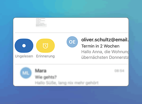 E-Mail-Erinnerung