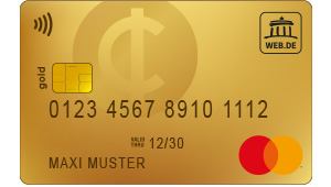 WEB.Cent Kreditkarte