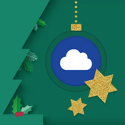 Eine dunkelblaue einfarbige Wolke