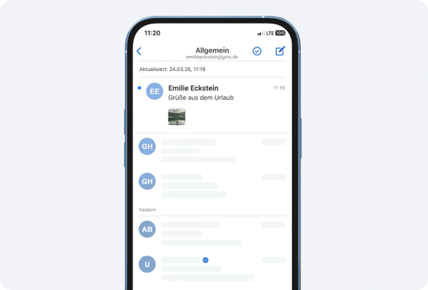 E-Mail-Anhänge speichern - so geht's in der GMX App