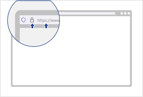 Das Schloss in der Adresszeile Ihres Browsers kennzeichnet eine sichere Verbindung via SSL-Verschlüsselung.