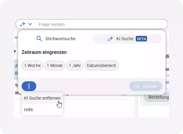 Die KI-Suche lässt sich deaktivieren