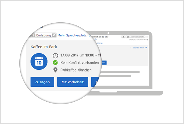 SmartService für den GMX Kalender