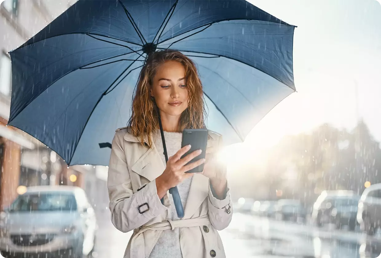 Wenn Sie Ihr GMX Postfach richtig nutzen, funktioniert es wie ein Regenschirm und schützt Sie zuverlässig vor Phishing.