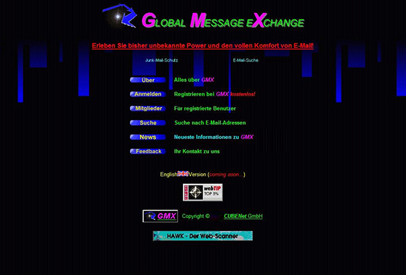 Startseite GMX Postfach 1997