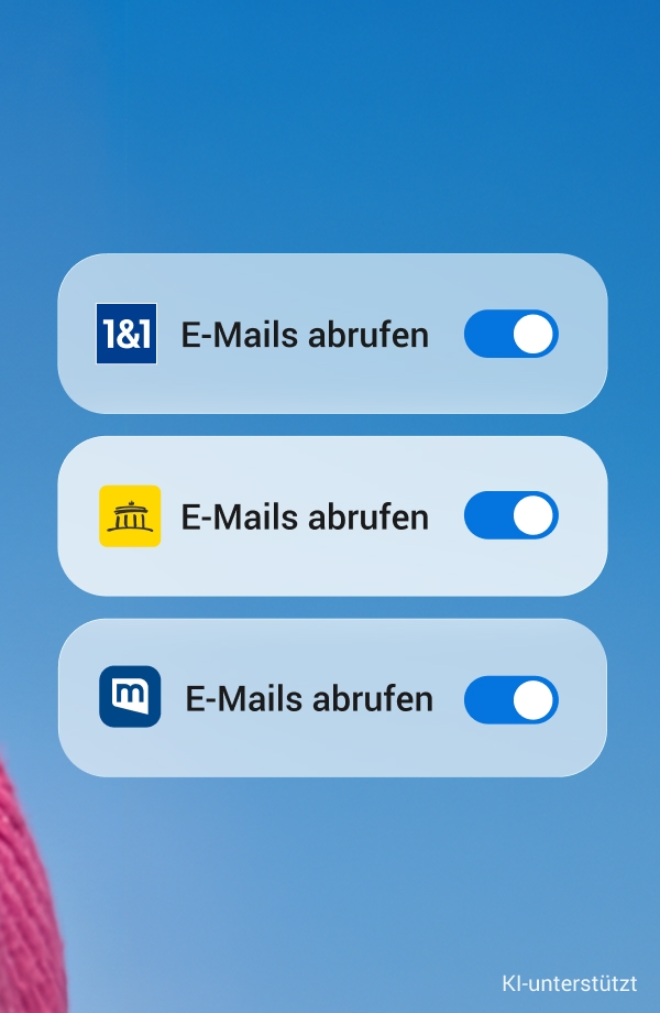 Ansicht GMX Sammeldienst