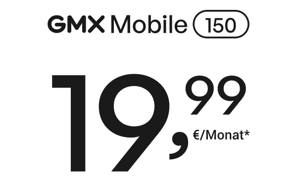 GMX Mobile 150 für 19,99€