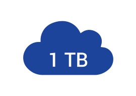 1 TB Speicherplatz