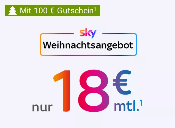 Sky Weihnachtsangebot: Der beste Sky-Deal des Jahres!