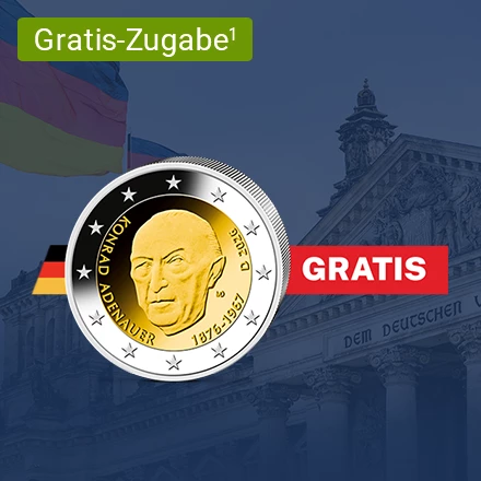 GRATIS: Münze Adenauer