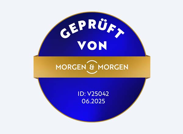 Verifiziert von MORGEN & MORGEN