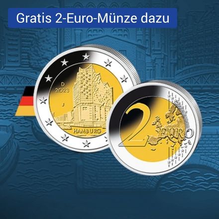 GRATIS: Deutsche 2-Euro-Gedenkmünze Hamburg – Elbphilharmonie