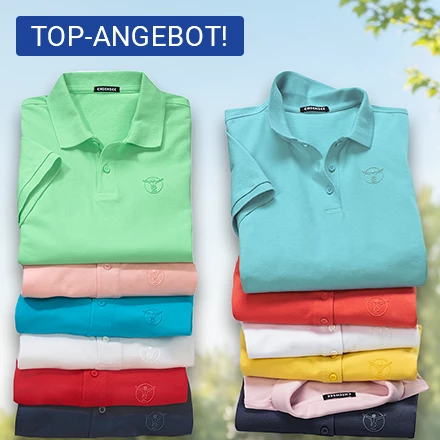 Hautfreundlich, formstabil, 100 % Baumwolle: Chiemsee Poloshirts für Damen und Herren jetzt günstig sichern.