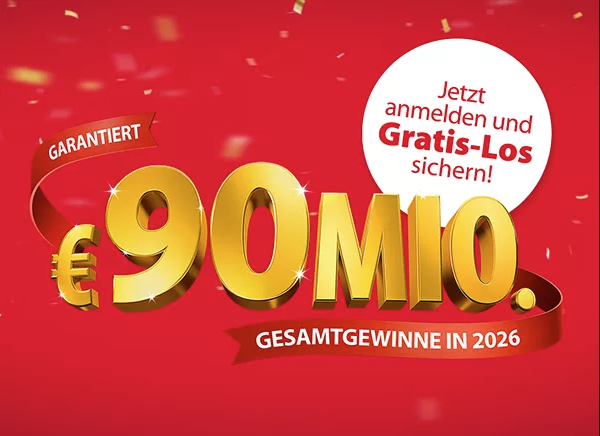 Deutsche Postcode Lotterie mit zusätzlichem Gratis-Los