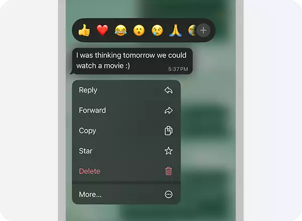 Unlike long voice messages that jump between topics, a regular chat lets you reply directly to the exact message you want to respond to.