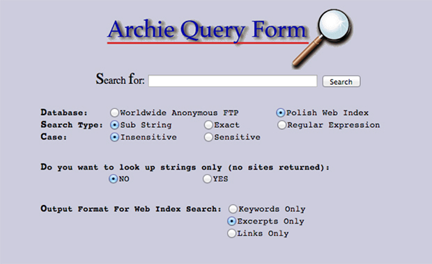 Archie query form