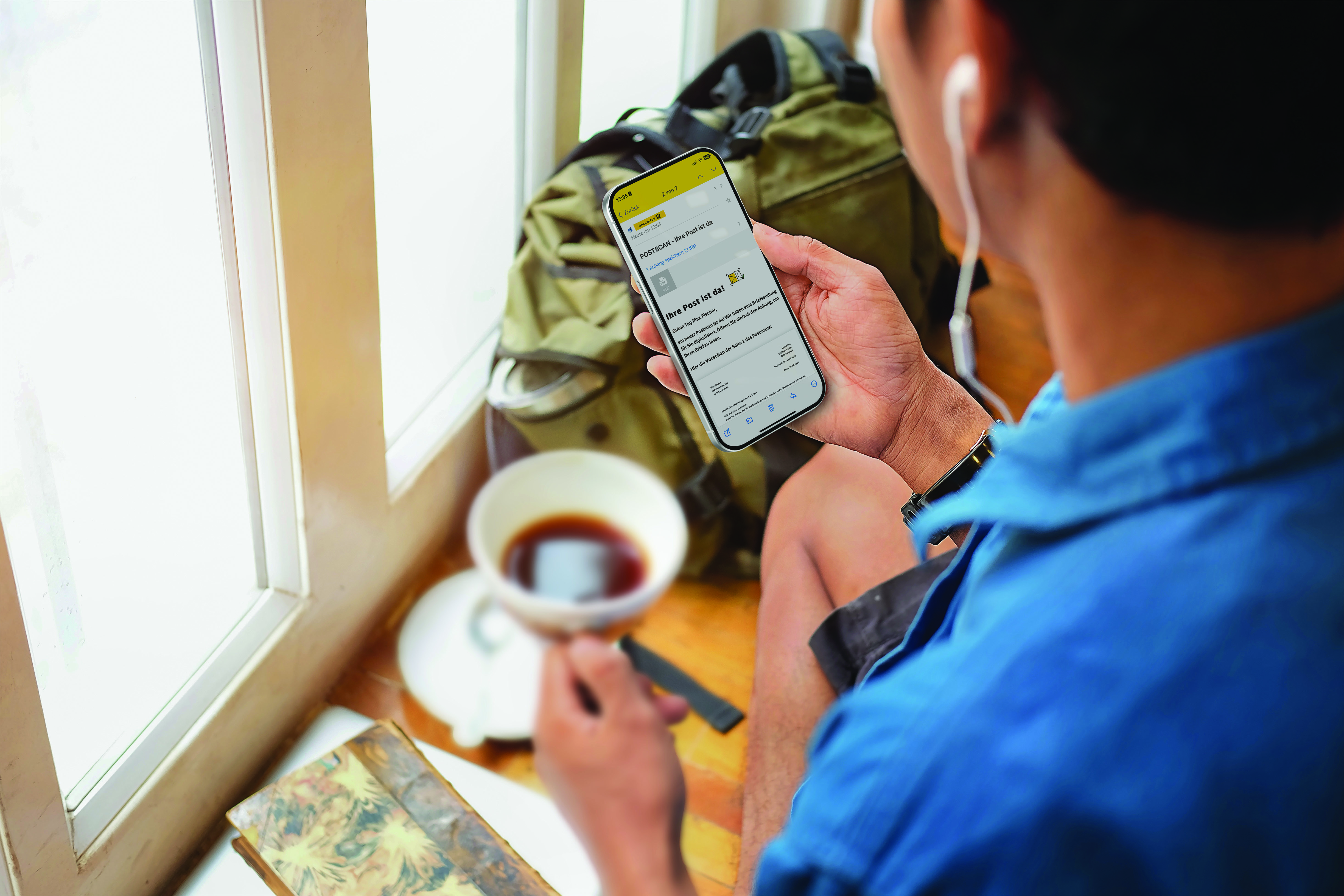 Mit Postscan können Nutzerinnen und Nutzer künftig digitale Briefe per E-Mail empfangen. (c) Deutsche Post