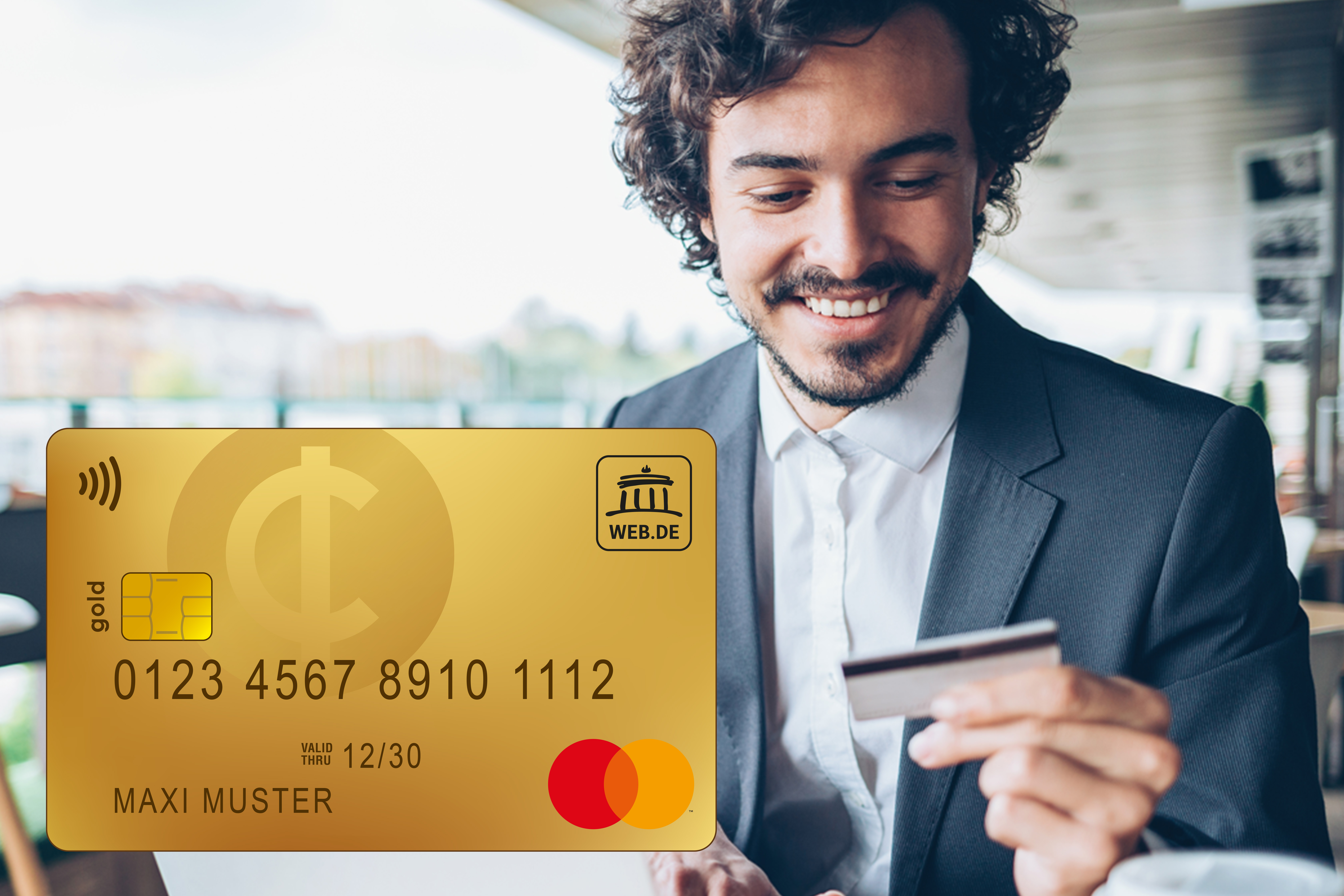 WEB.Cent Kreditkarte mit 0,5% Cashback. Foto: GMX/WEB.DE