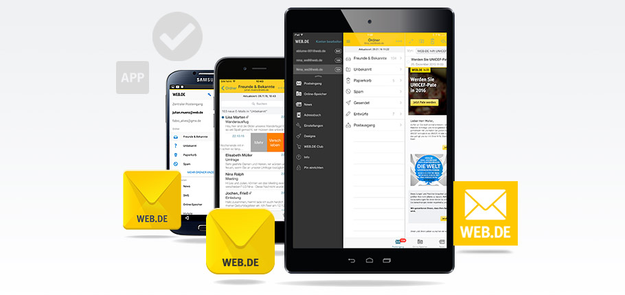 1 und 1 webmailer app