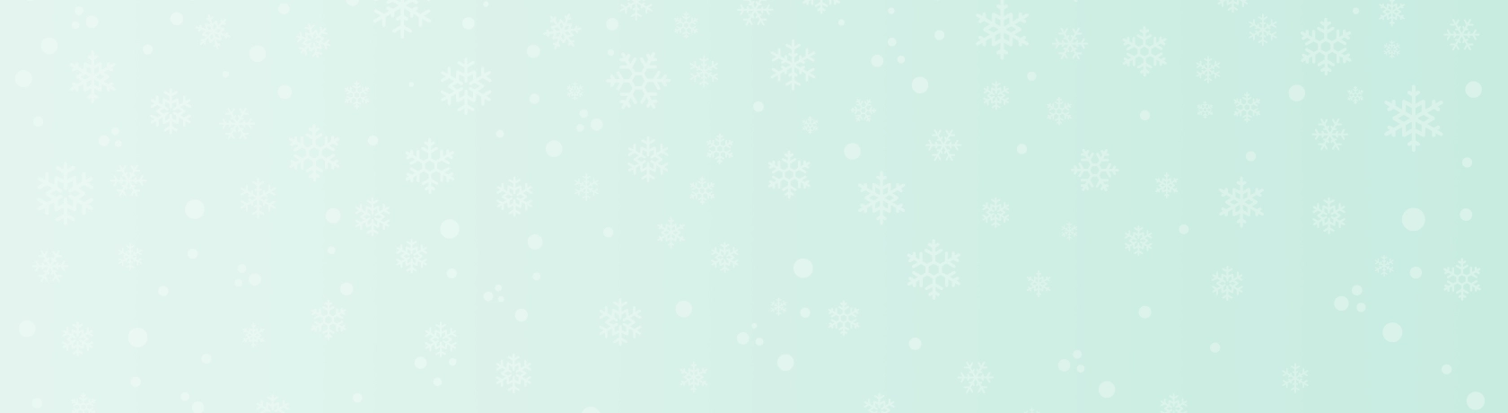 Hintergrund mit Schneeflocken und WEB.DE Club Logo