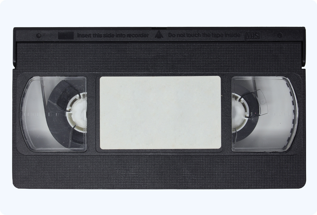 Foto einer VHS-Kassette
