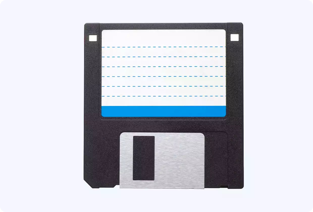 Foto einer Floppy Disk