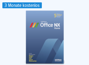 Eine Microsoft Office NX Home Box in den Farben dunkel- und hellgrau.