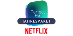 waipu.tv Perfect Plus Jahrespaket mit Netflix Standard mit Werbung
