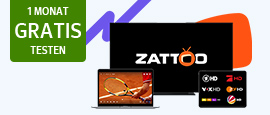 Überall fernsehen mit Zattoo