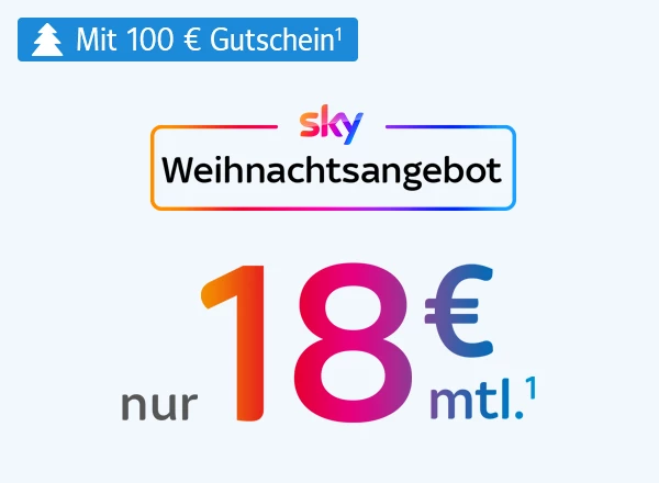 Sky Weihnachtsangebot: Der beste Sky-Deal des Jahres!