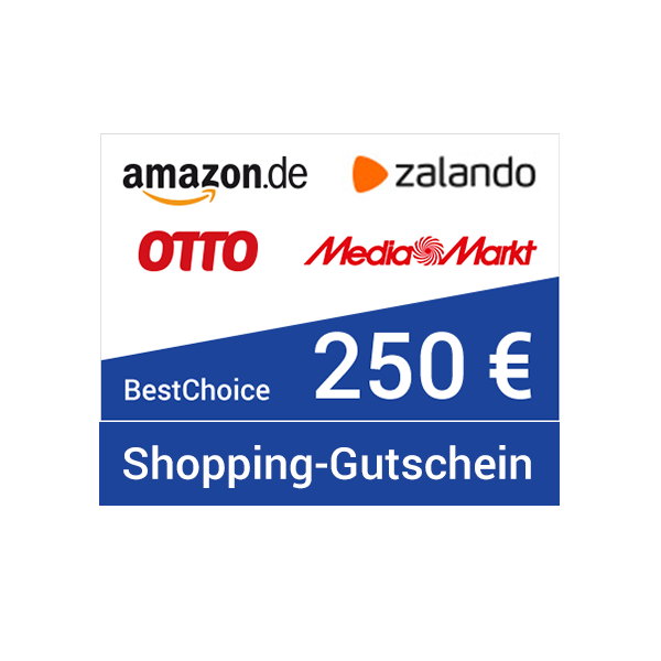 250 Euro Shopping Gutschein