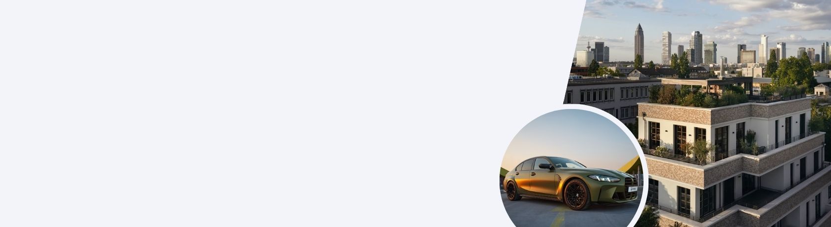 Penthouse in Frankfurt und BMW M3