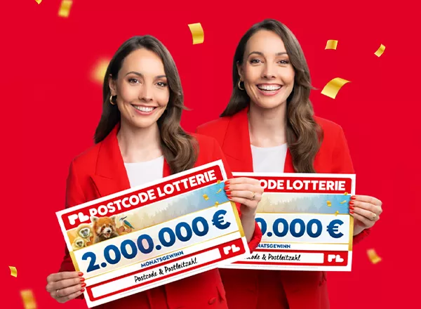 Frauen die Lose mit Gewinn halten