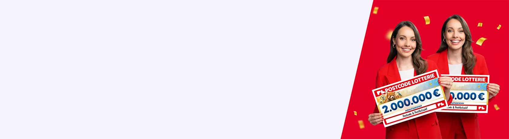 Frauen die Lose mit Gewinn halten