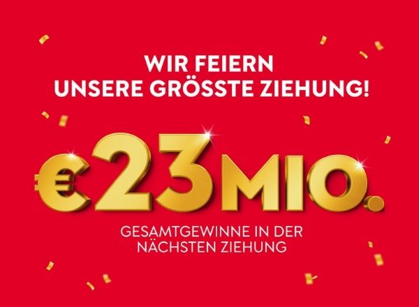 23 Mio. € Gesamtgewinne