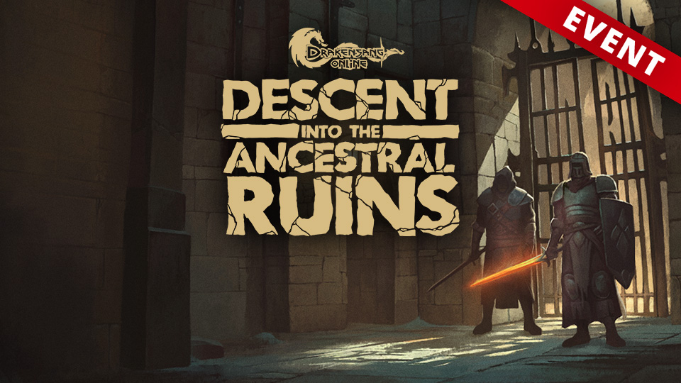 Drakensang Online Event Hero Bild für das Event Abstieg in die Ahnenruinen