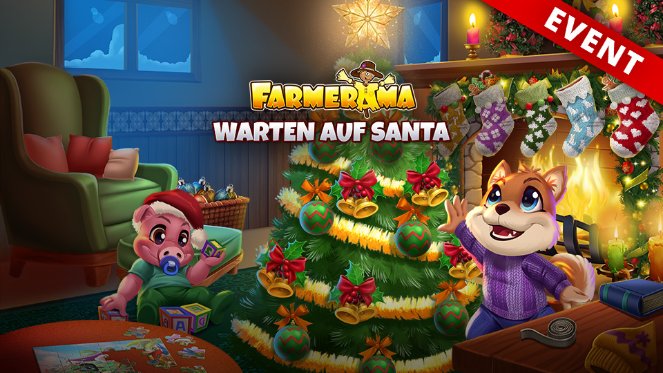 Farmerama Event Grafik für das Event Warten auf Santa