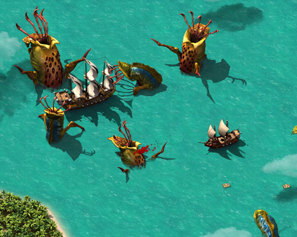 Pirate Storm - Piraten kämpfen gegen Seeungeheuer.
