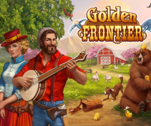 Golden Frontier Grafik Asset mit Bauer und Bäuerin im Wilden Westen